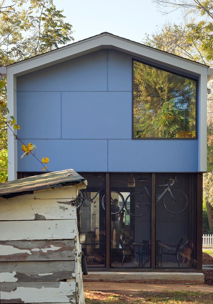 Back with shed