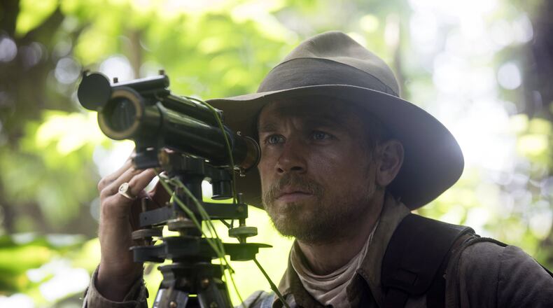 Charlie Hunnam stars as English explorer Percy Fawcett, who mapped the uncharted depths of the Amazon in the early 20th century in “The Lost City of Z.” Contributed by Aidan Monaghan/Amazon Studios/Bleecker Street via AP