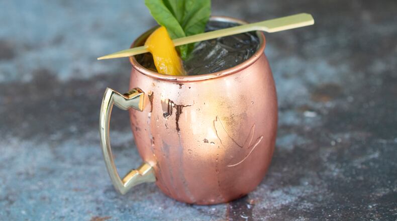 Pickled peaches give Milton's mule its invigorating kick. CONTRIBUTED BY MILTON'S