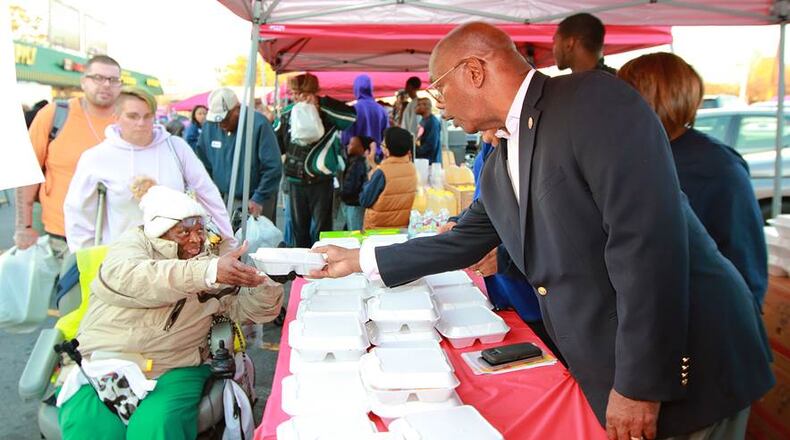 The Fulton County District Attorney's Office is hosting a Thanksgiving feast on Tuesday.