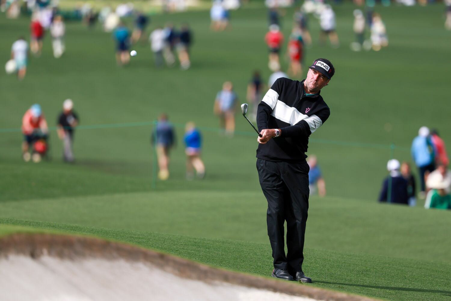 Masters practice round Monday