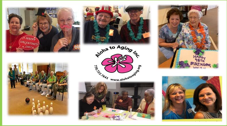 Due to the safety of others, some of the in-person events shown are now handled through ZOOM and when distant socializing is available East Cobb Park is a great place for bringing multi-generations together. Since COVID, adding that virtual component has added to the Aloha To Aging family providing the needs of the community at-large.