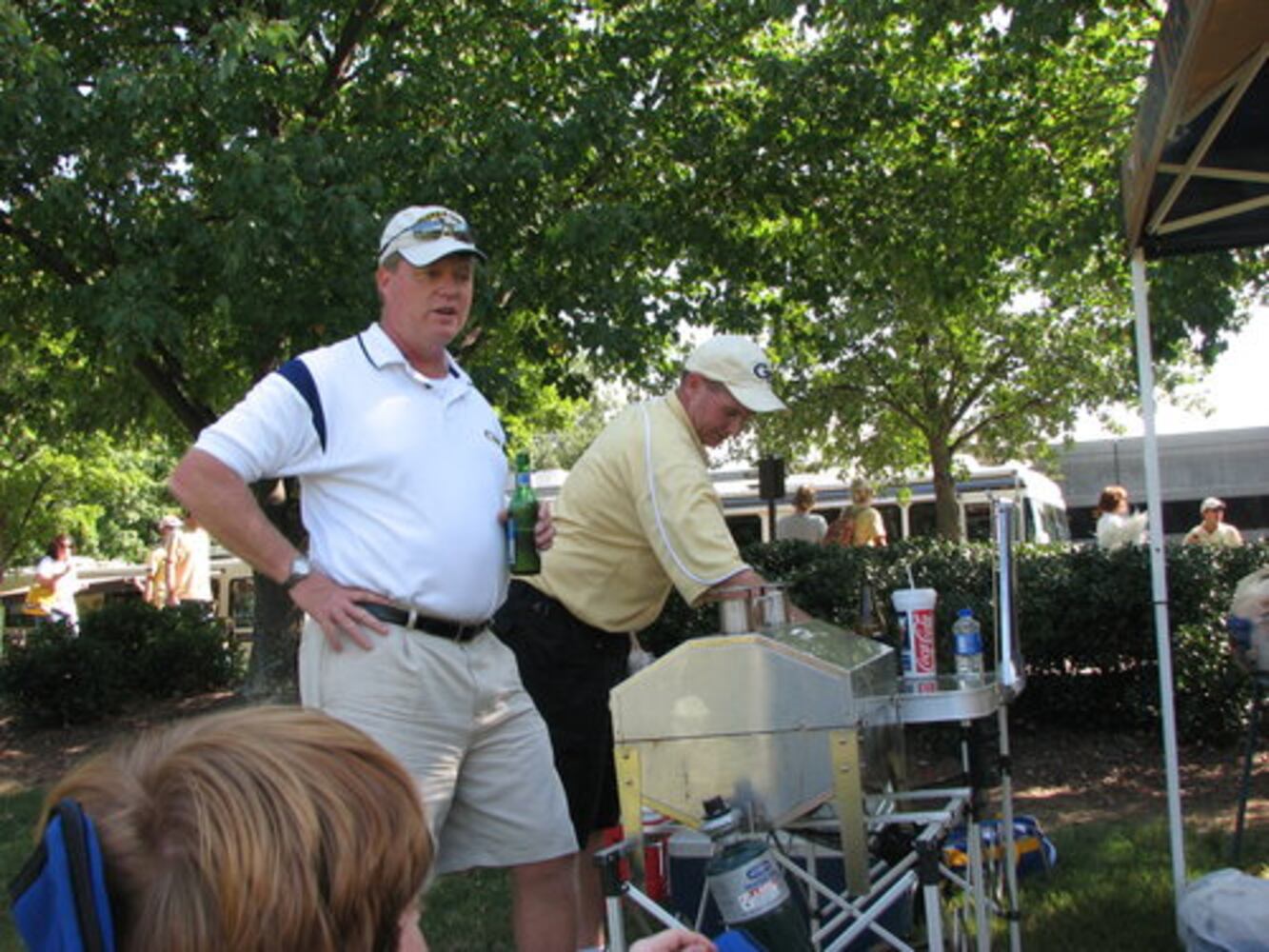 Tailgating in Black and Gold