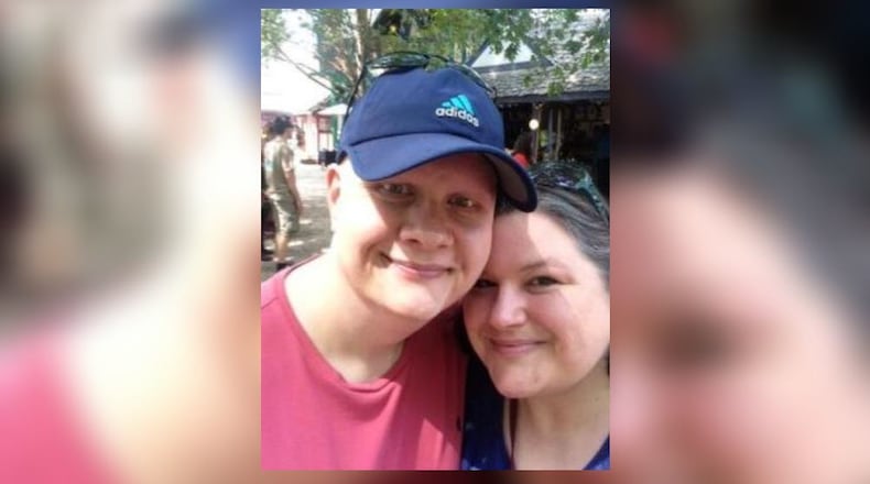 Patrick Key, a Cobb County elementary school art teacher was rushed to the hospital Nov. 15. A GoFundMe page has been created to help Key and his wife, Priscella, pay for medical expenses related to his COVID-9 diagnosis. Credit: Patrick and Priscella Key
