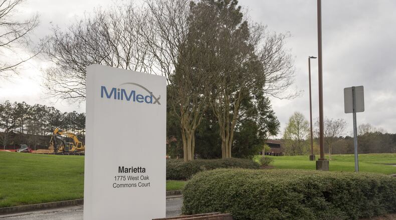 Marietta-based MiMedx Group sells human tissue grafts. ALYSSA POINTER/ALYSSA.POINTER@AJC.COM