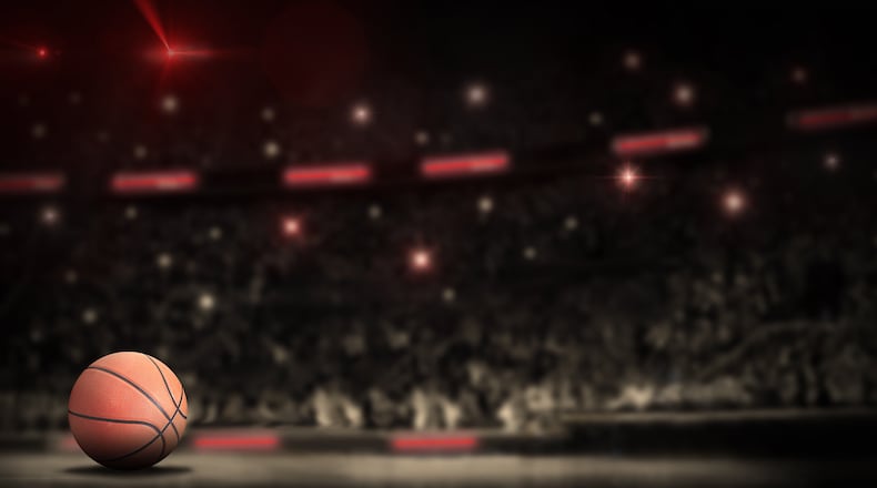 High school basketball spotlight (stock)