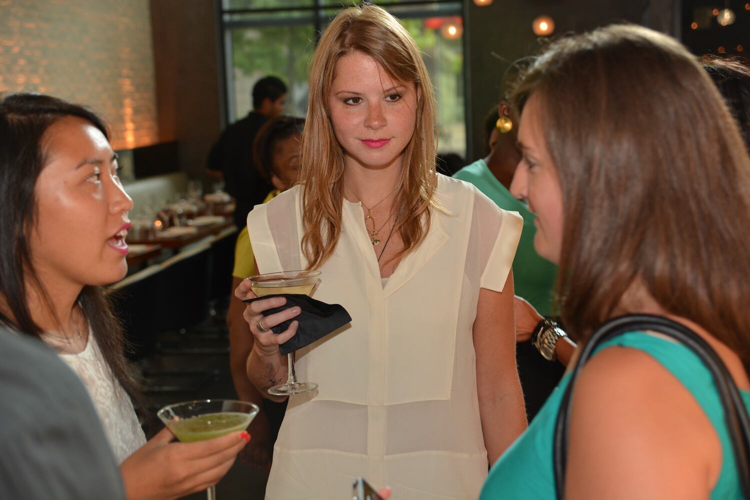 Andrea Syrtash and Jeff Wilser book signing at STK Atlanta