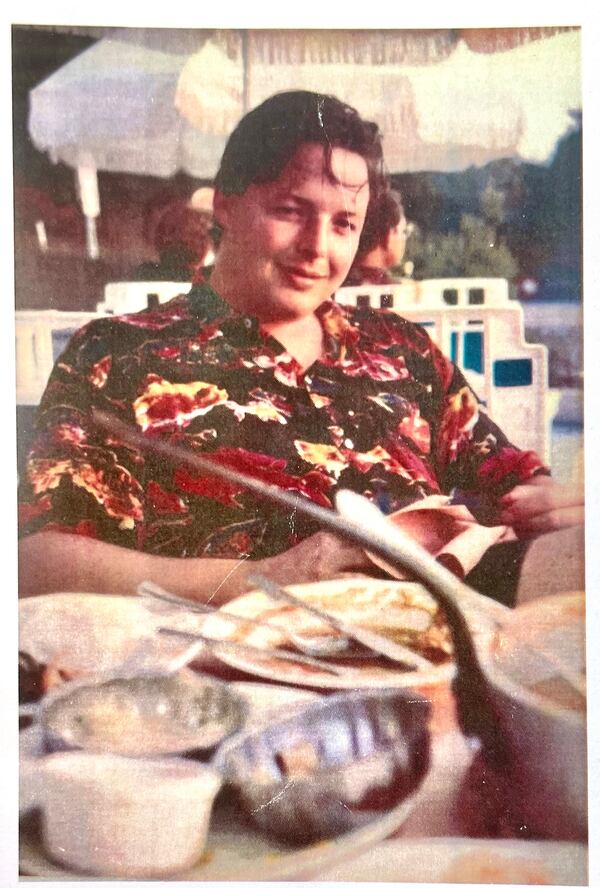 Joe Hynes, lover of good food, music, family and friends, sits in front of the aftermath of a good meal. As his life was ebbing away because of ALS, he noted that perhaps the most important word was "Now!" (Courtesy of the Hynes family)