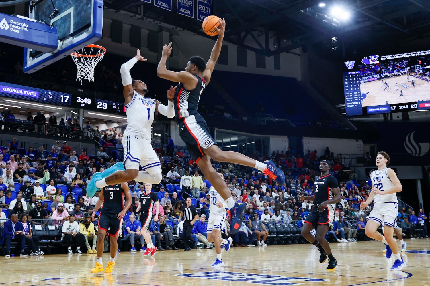 UGA vs GSU basketball 