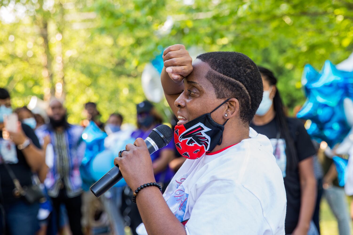 balloon release and celebration of life for Normisha Monroe