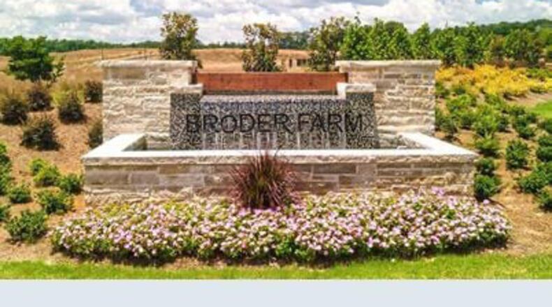 Work is continuing at the Broder Farm subdivision site.