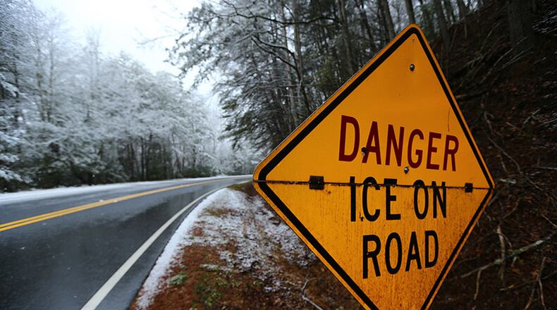 Conditions across North Georgia are expected to worsen as the storm will dump ice and snow across the region through Thursday.