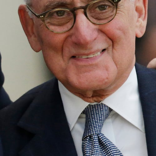 FILE -Architect Robert A.M. Stern poses for a photo, Wednesday, April 24, 2013, in Dallas. (AP Photo/David J. Phillip, File)