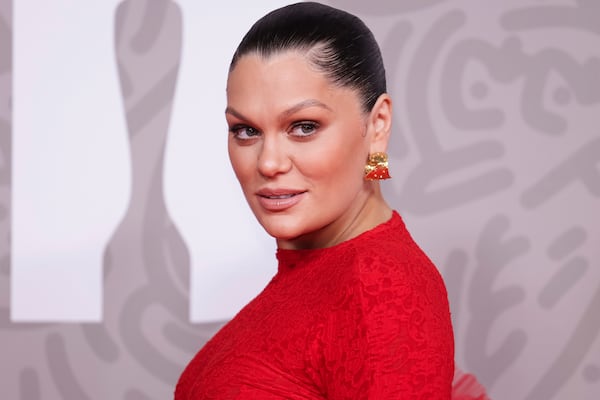 FILE - Jessie J appears at the Brit Awards 2023 in London on Feb. 11, 2023. (Photo by Vianney Le Caer/Invision/AP, File)