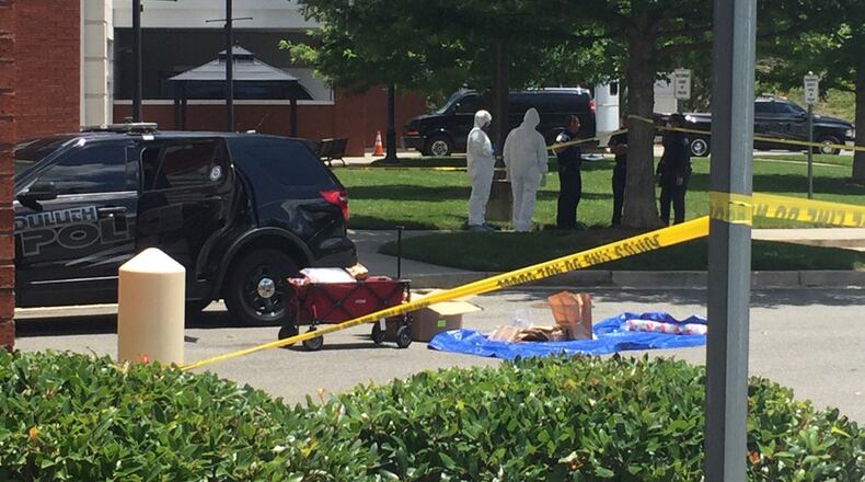 Duluth police were involved in a hazmat situation after fentanyl spilled in a patrol vehicle Wednesday. (Credit: Channel 2 Action News)