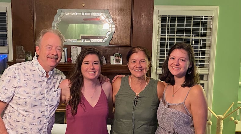 Pasta Mami is a wholesale pasta maker run by the Portwood family, (from left) Mark, Lisa, Hilda and Angela. Courtesy of Angela Portwood