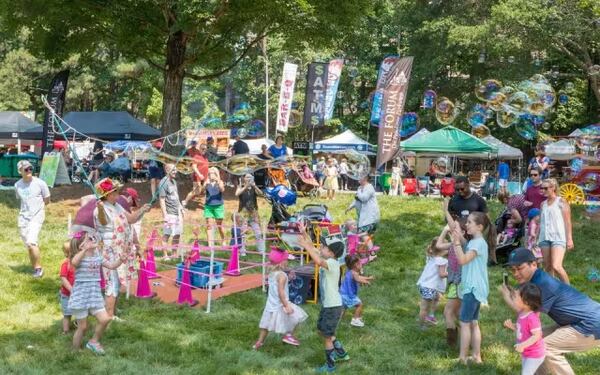 The Midsummer Kids Festival in Peachtree Corners on Saturday, July 18, features a Children’s Entrepreneur Market along with plenty of activities. (Courtesy of Explore Gwinnett)