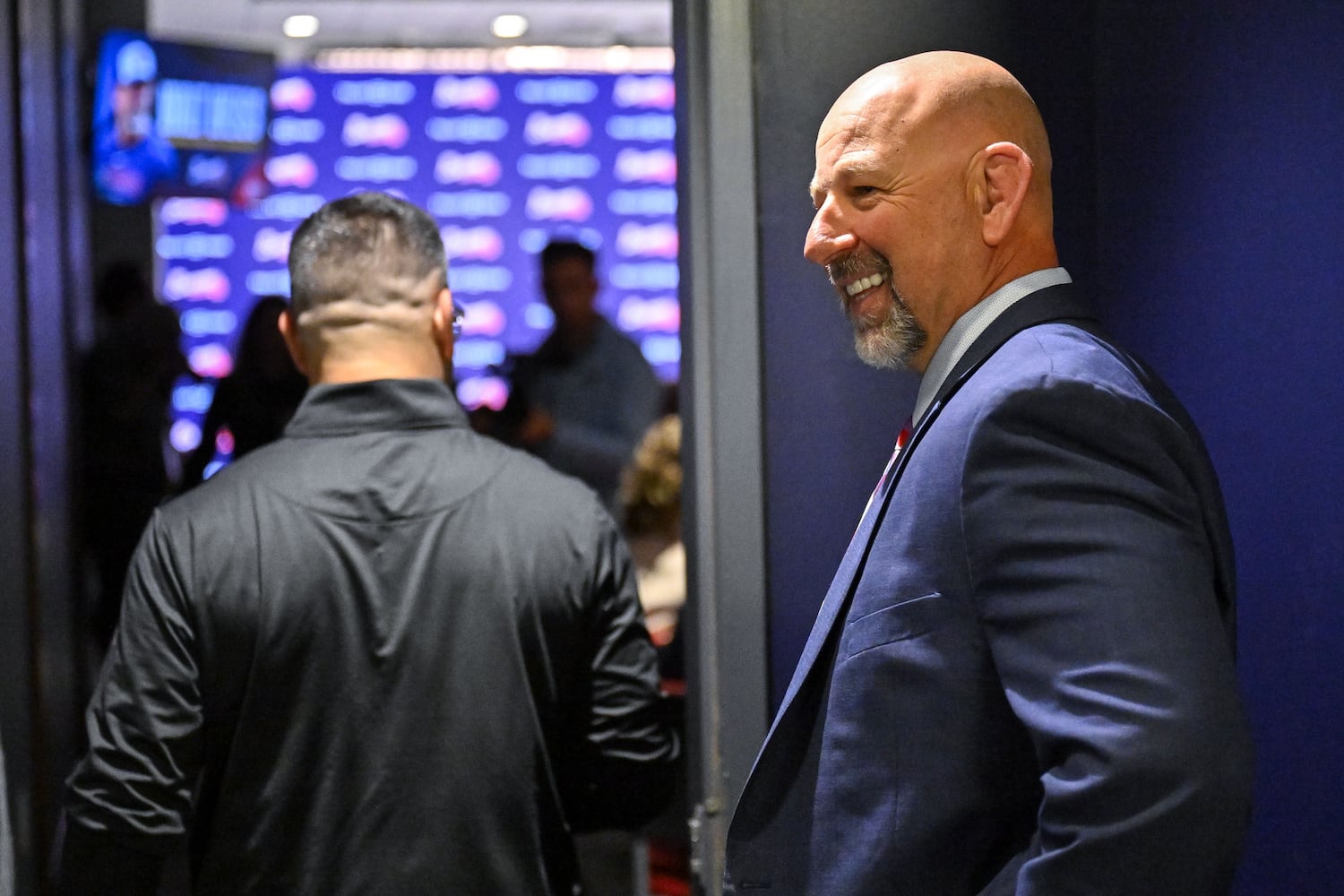 Newly hired Braves manager Walt Weiss readies for a news conference Tuesday, Nov. 4, 2025, at Truist Park. (Daniel Varnado for the AJC)