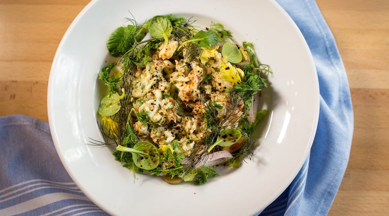 “Feast of the Seven Fishes” Italian Baccala Salad. MIA YAKEL