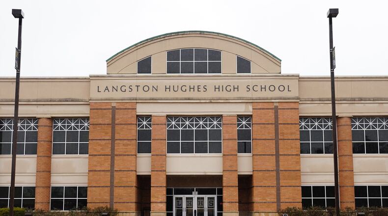 Langston Hughes High School in Fairburn is one of 12 Fulton County schools with a new principal. (Elijah Nouvelage/AJC FILE PHOTO)