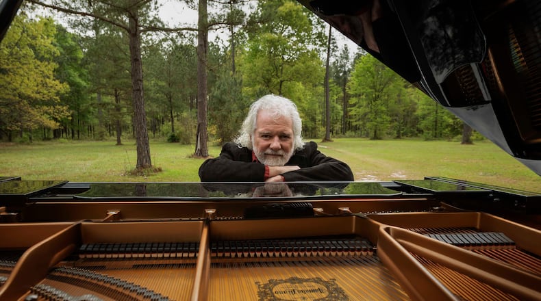 Chuck Leavell at his Charlane Woodlands & Preserve in Dry Branch.
Courtesy of Allen Farst