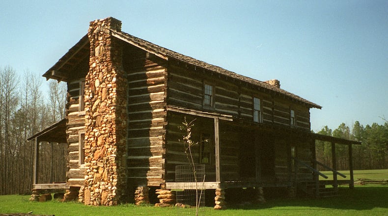 This is a replica of the old McIntosh House on the McIntosh Reserve. (AJC file photo/Bill Robinson)