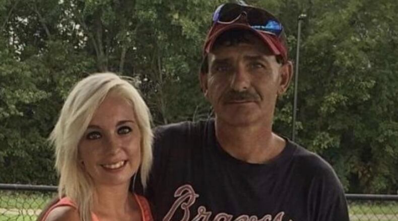 Billy Dewayne Couch (right) is shown with his daughter Kelsey Morgan Brown. Couch was shot and killed by Gordon County Sheriff deputy Aaron Carnes on January 24, 2023. (Courtesy)