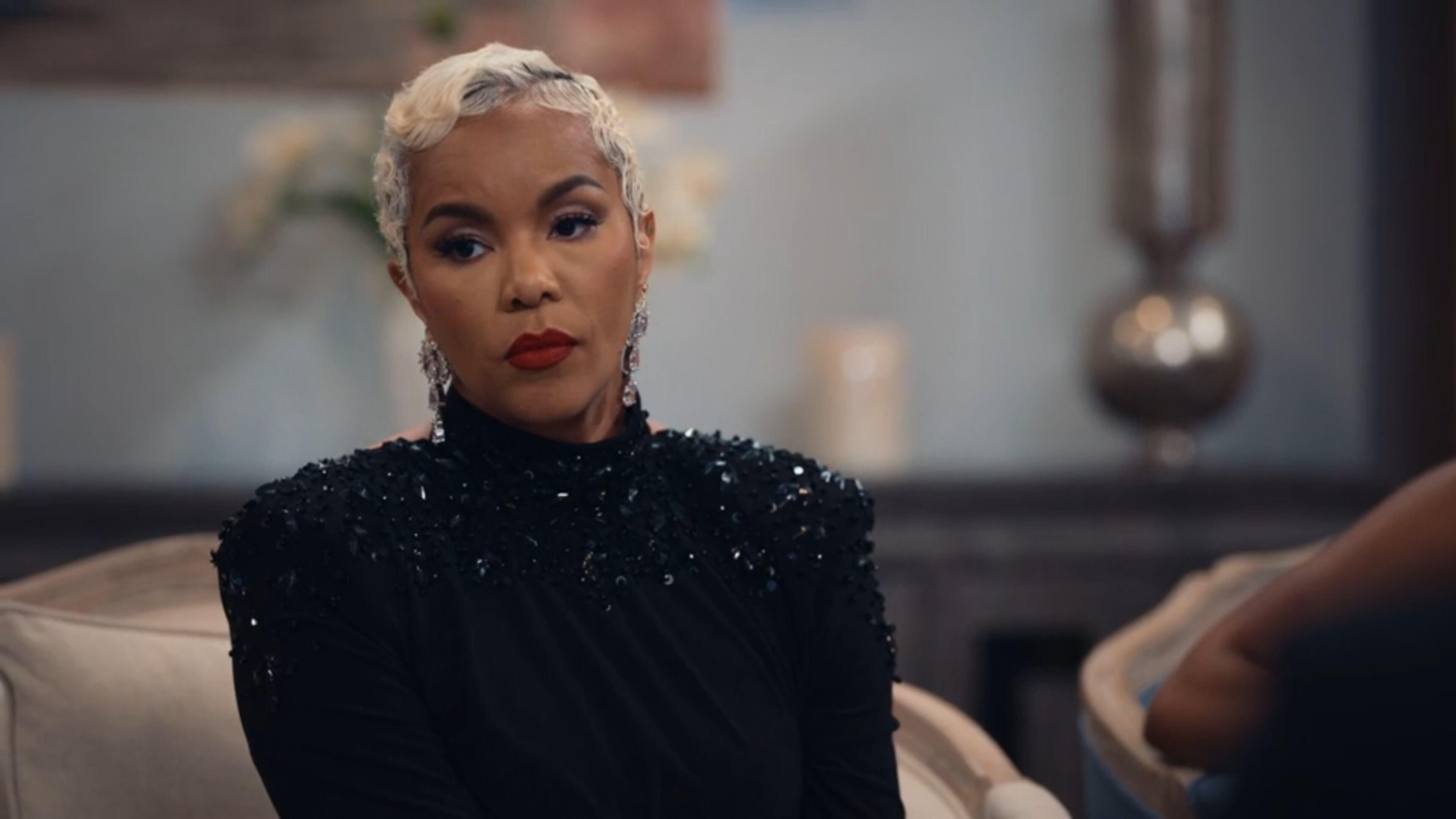 LeToya Luckett plays Rasheeda who is in a sexless marriage with her pastor husband. (Courtesy of BET+)