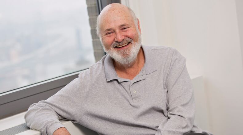 FILE - Writer-director Rob Reiner poses for a portrait, May 2, 2016, in New York. (Photo by Brian Ach/Invision/AP, File)