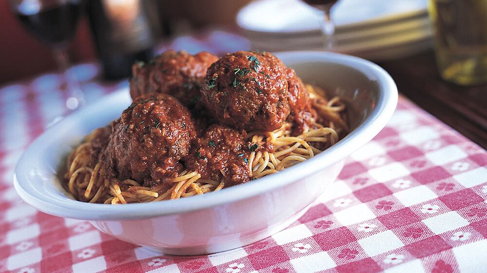 Classics like spaghetti and meatballs are favorites at Maggiano’s restaurants.