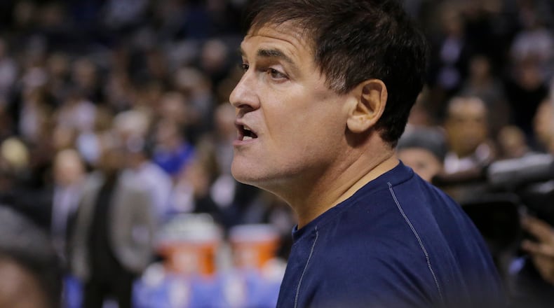 Dallas Mavericks owner Mark Cuban is on the TV panel of investors for the ABCs show “Shark Tank.” ERIC GAY / AP