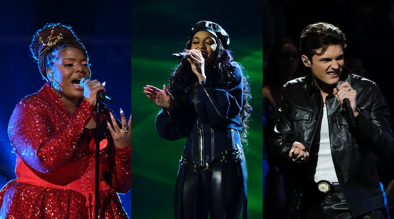 Gymani, Shadale and Peedy Chavis are all metro Atlantans in the running to win "The Voice" and are vying for a top 13 spot on Tuesday, Nov. 9, 2021.