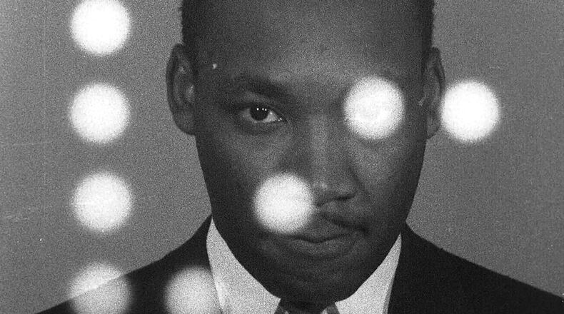 Dr. Martin Luther King Jr. in Sam Pollard’s "MLK/FBI." IFC Films
