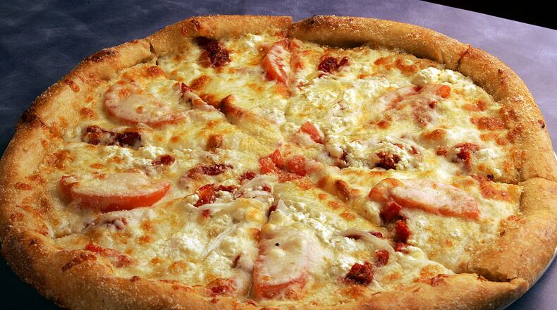 Gourmet White Pizza from Mellow Mushroom/ AJC file photo