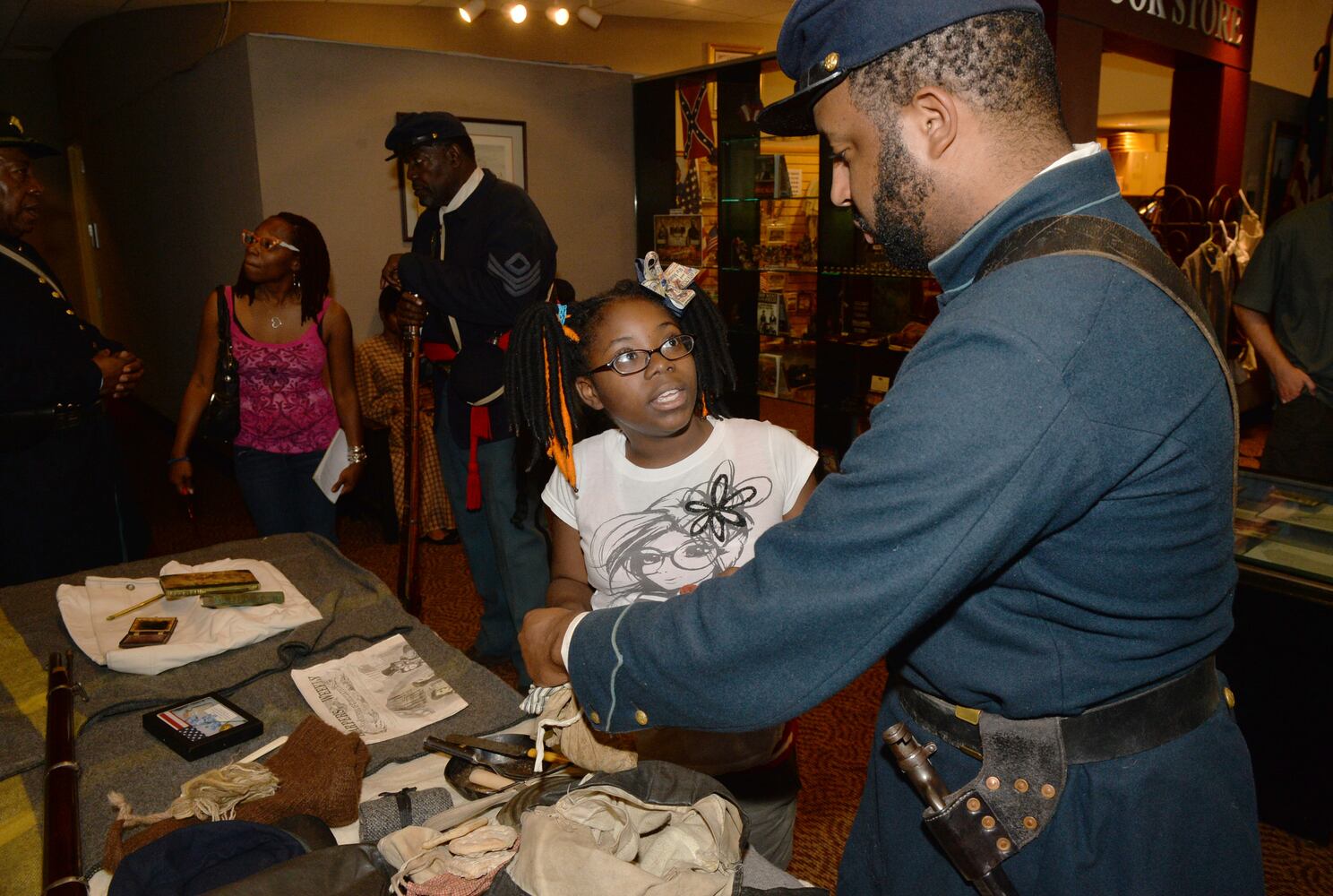 Black re-enactors in Georgia honor African-Americans who fought in the Civil War
