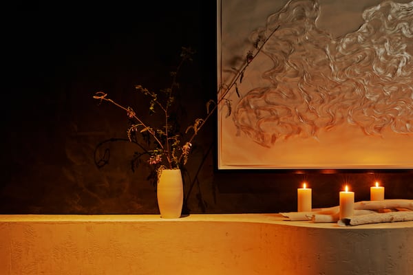 Details from Koshu Club's interior, the new Japanese restaurant from Mujo chef J. Trent Harris and Castellucci Hospitality Group, opened in Buckhead on April 13. (Courtesy of Andrew Thomas Lee/Koshu Club)