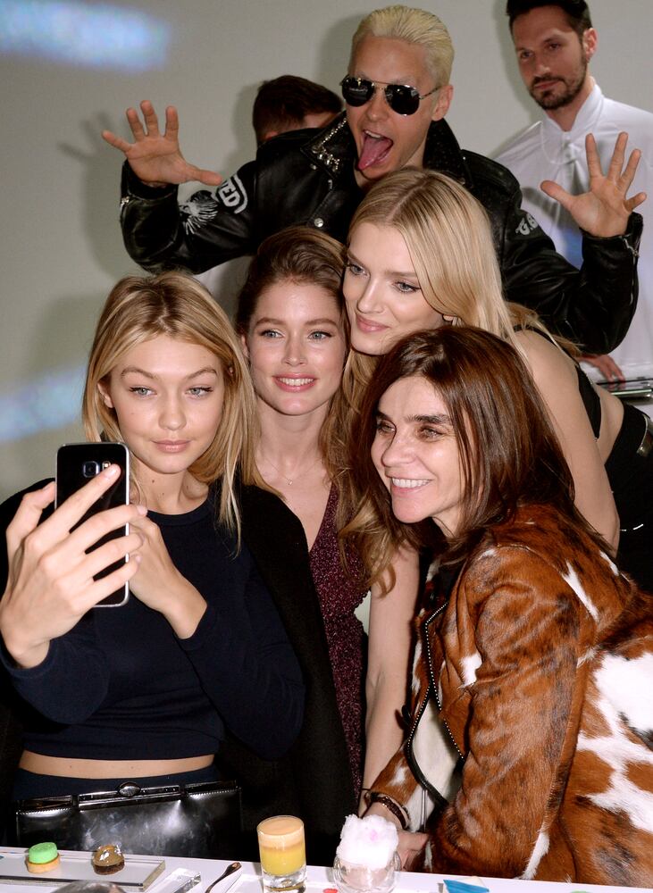 Gigi Hadid, Doutzen Kroes, Lily Donaldson, Jared Leto and Carine Roitfeld