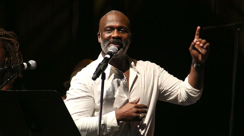 BeBe Winans speaks at a New York event in 2013. “Born for This: The BeBe Winans Story” will have its world premiere at the Alliance Theatre next January. (Photo by Sonia Moskowitz/Getty Images)