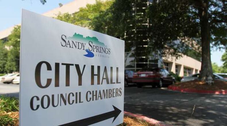 The Sandy Springs City Council has added paths, sidewalks and bike trails to items eligible for impact fee funds. AJC FILE