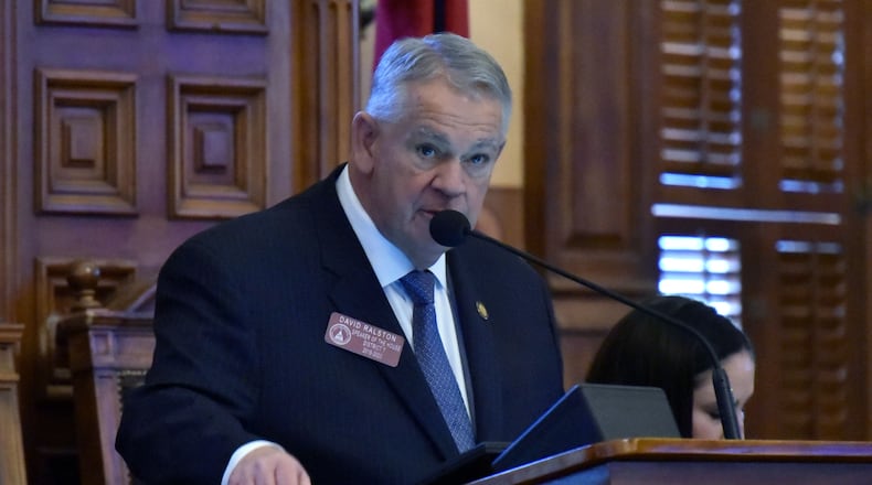 House Speaker David Ralston. HYOSUB SHIN / HSHIN@AJC.COM