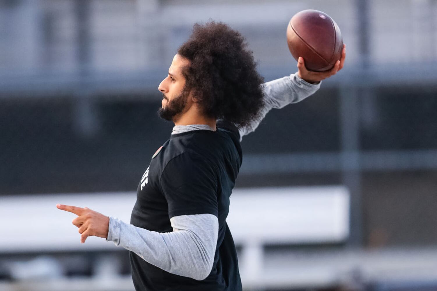 Photos: Colin Kaepernick works out for NFL scouts