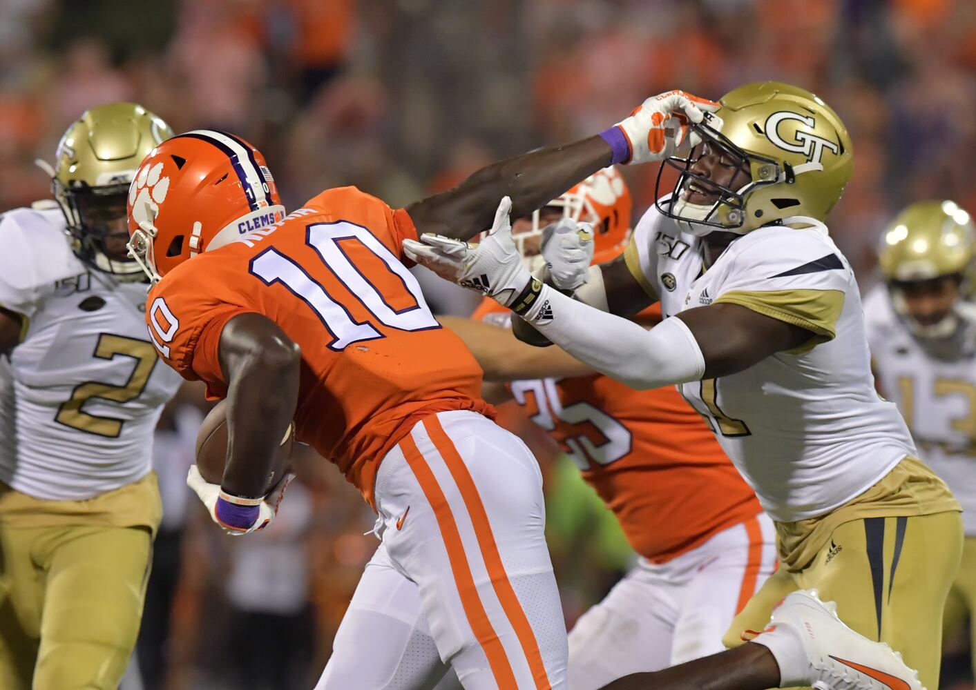 Photos: Jackets’ crushed by Clemson in first game under new coach