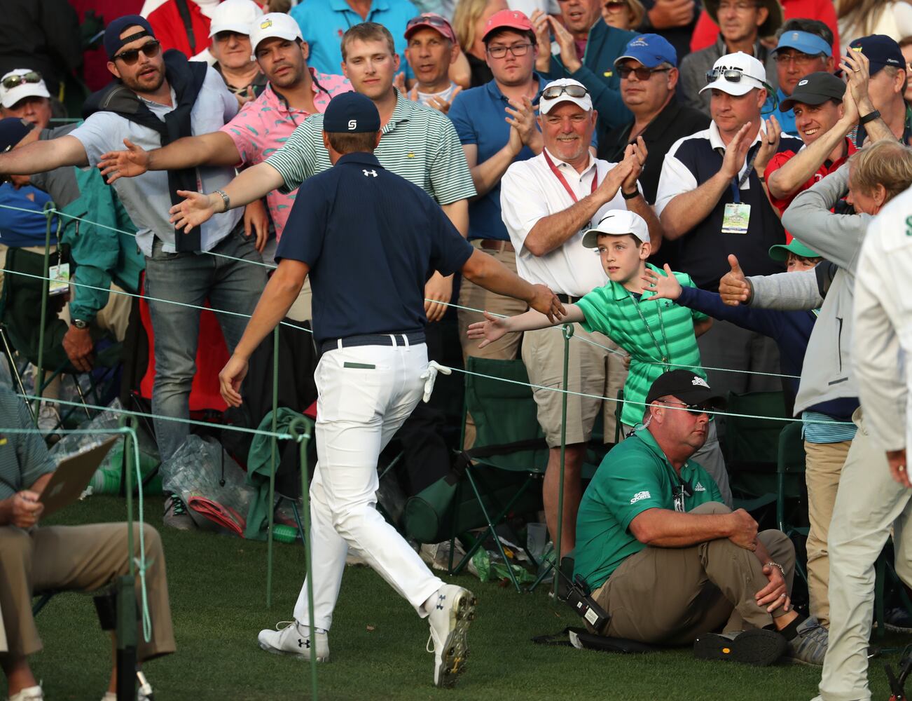 2018 Masters Tournament: First-round play
