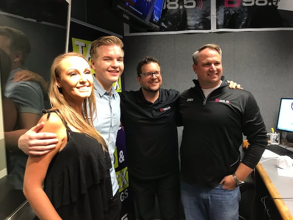  Kara Leigh, Caleb Lee Hutchinson, Tad Lemire and Drex Rener. CREDIT: Rodney Ho/rho@ajc.com