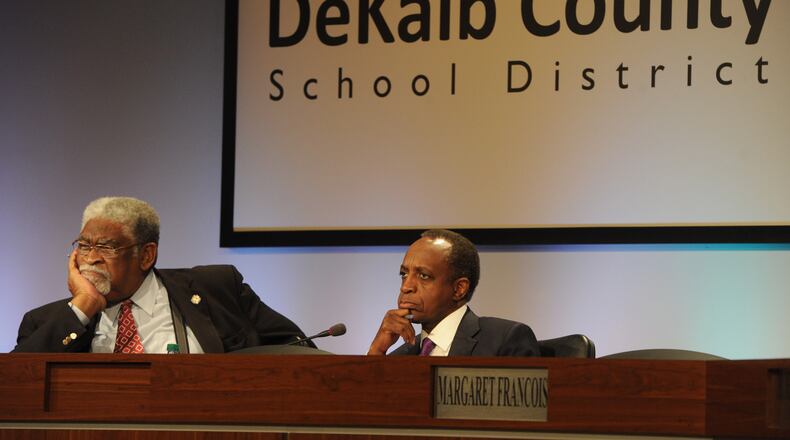 Eugene Walker (left) will remain on the board but will relinquish his chairmanship.