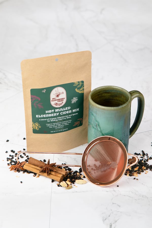 Hot mulled elderberry cider mix from My Elderberry Fairy was a Flavor of Georgia finalist. (Courtesy of My Elderberry Fairy)