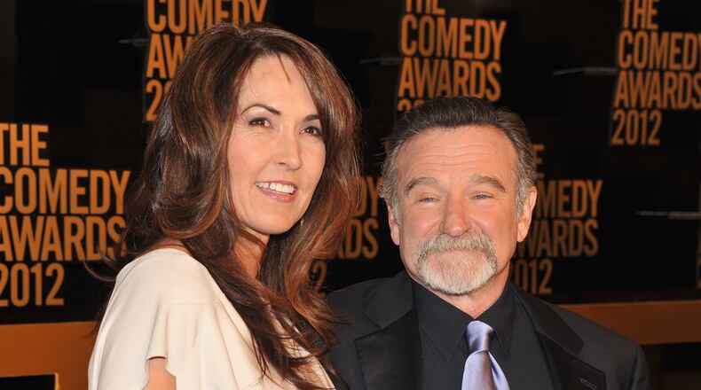 NEW YORK, NY - APRIL 28: Susan Schneider and comedian Robin Williams attend The Comedy Awards 2012 at Hammerstein Ballroom on April 28, 2012 in New York City. (Photo by Theo Wargo/Getty Images)