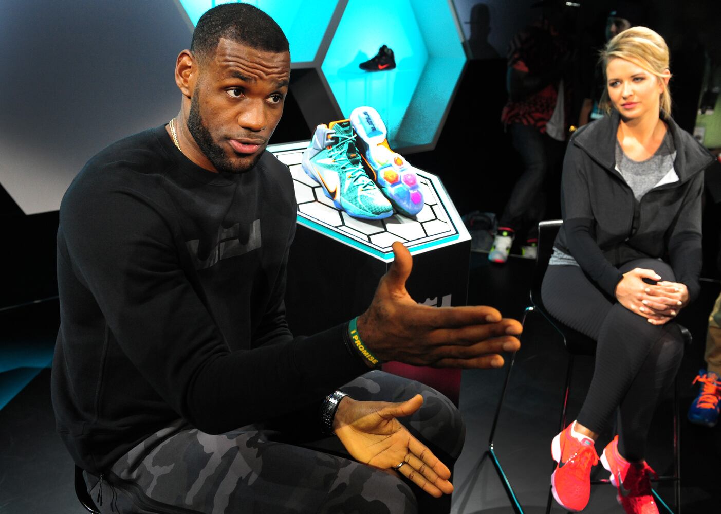 LeBron James unveils new shoe before restart with Cavs