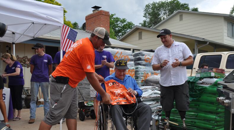 Home Depot's Celebration of Service campaign is an initiative by the company to give back to Veterans from Sept. 1 until Veterans Day.