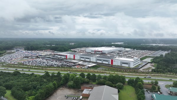 Project Excalibur, a data center campus developed by QTS near Fayetteville, is one of the largest under construction in Georgia. An application for the project described it as having 7 million square feet over 16 buildings. (Miguel Martinez/AJC)